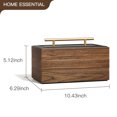 thumbnail image 5 of Casegrace Wooden Jewelry Box 3-Layers Large Drawer Organizer Storage Tray for Women Men Earrings Ring Holder Jewellery Case, 5 of 8