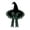 Green B, variant on Tulle Bow Decor Witch Hat Adult Women Halloween, Polyester Fiber Wide Brim Gothic Wizard Hat Cosplay Accessory for Halloween Masquerade and Photo Props Black B