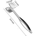 thumbnail image 2 of Meat tenderizer, meat mallet, meat tenderizer tool, meat mallet with rubberized handle, 2 of 5