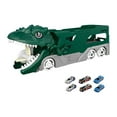 thumbnail image 4 of Juguete de pista de transporte de dinosaurios, novedad para niños de 3 años, regalo de cumpleaños Verde, 4 of 9