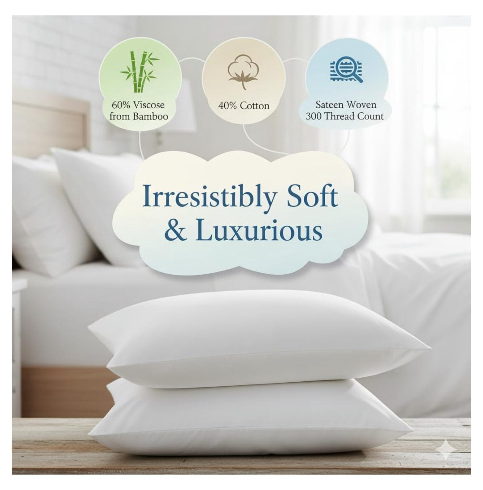 Silky-Soft Viscose from Bamboo-Cotton , King 4PC Bed Sheets Set, Charcoal