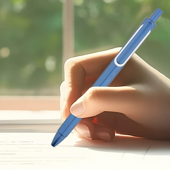 YIMWNYI Push Ballpoint Pen, Ergonomic Writing Instrument, Metal Clip Design, Long-lasting Gel Refill, Sleek and Elegant Office Pen, Comfortable Grip, Smooth Writing Experience