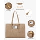 thumbnail image 4 of Bolsa de cuero vintage LOVEVOOK para portátil de 15.6 pulgadas con bolso de mano, 4 of 6