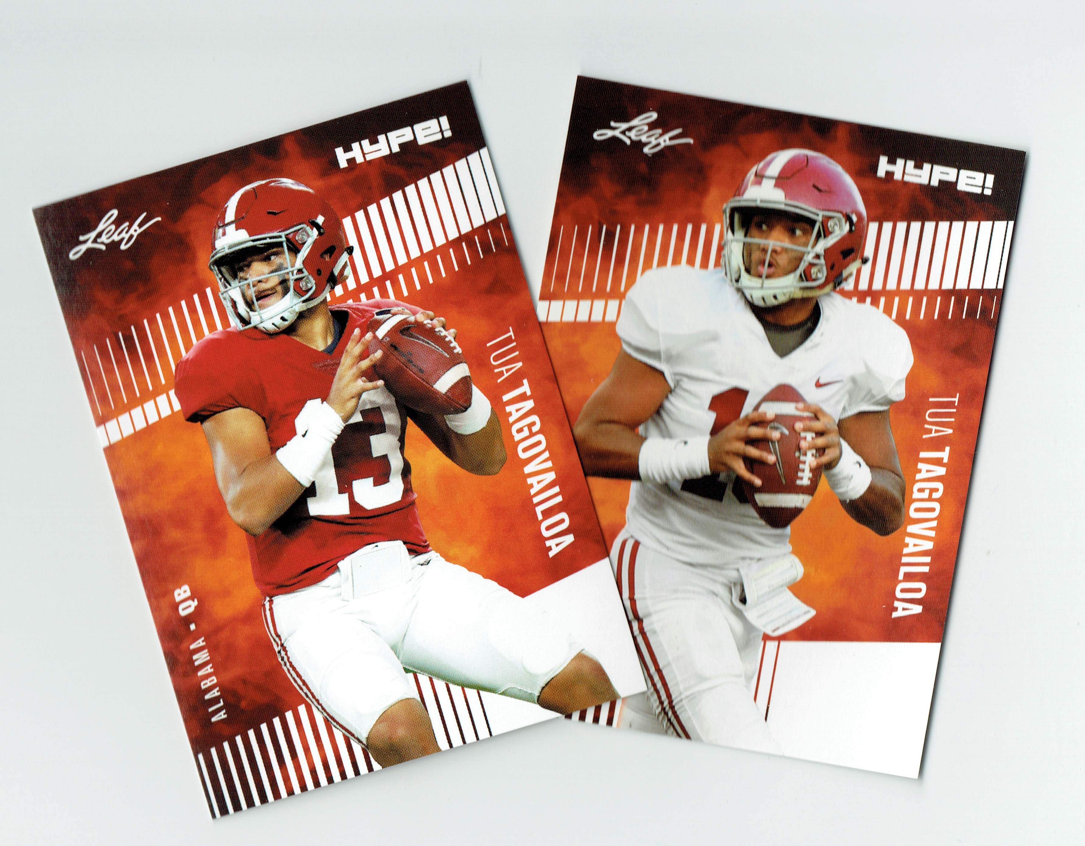 2) Mint Rookie Card Lot Tua Tagovailoa 2020 Leaf HYPE! #29 Only 5000 Made