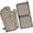White, variant on Leopard Print Oven Mitts and Pot Holders Set Of 4, Heat Resistant Kitchen Gloves with Non-Slip Grip, Hanging Loop, Soft Cotton Lining for Baking, Cooking, Grilling, Barbecue