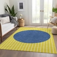 thumbnail image 6 of Addison Rugs Mayfield Premium Machine Washable Transitional Stripes Yellow Rectangle Rug, 5' x 7'6", 6 of 6