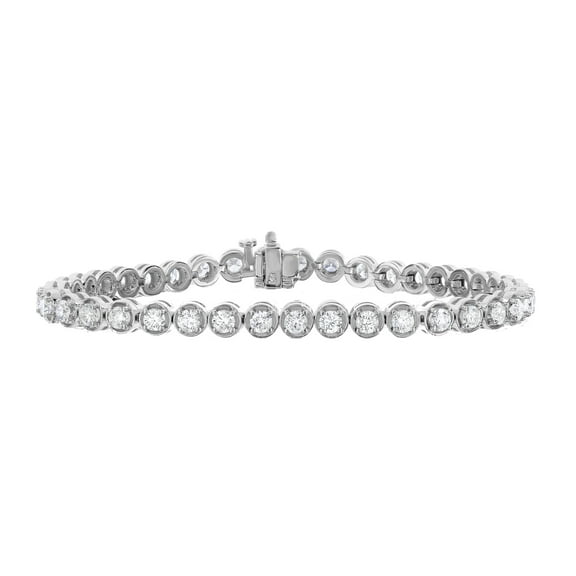 Vir Jewels 4 CTTW IGI Certified SI1-SI2 Clarity Diamond Bracelet 14K White Gold Tennis