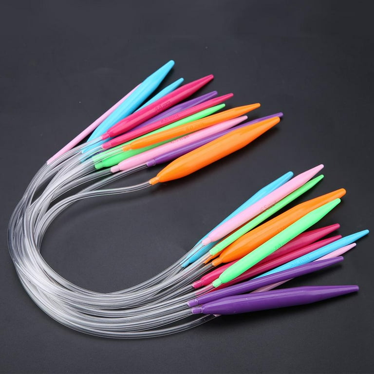 Circular Knit Needles Round Metal Knitting Needles Knitting Metal Cable  Circular Knitting Needles Set For Sock Blankets Sweater - AliExpress