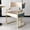 Style-3, variant on Comfy Dining Chairs Kitchen and Dining Room Chairs with Arms,Mid Century Modern Dining Chair Single Sofa Chairs with Gold Metal Legs for Living Room