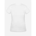 thumbnail image 2 of Camiseta informal de verano de manga corta con estampado de letras y cuello redondo para mujer. Ideal para adultos, hombres, mujeres, adolescentes, jóvenes y deportes., 2 of 6