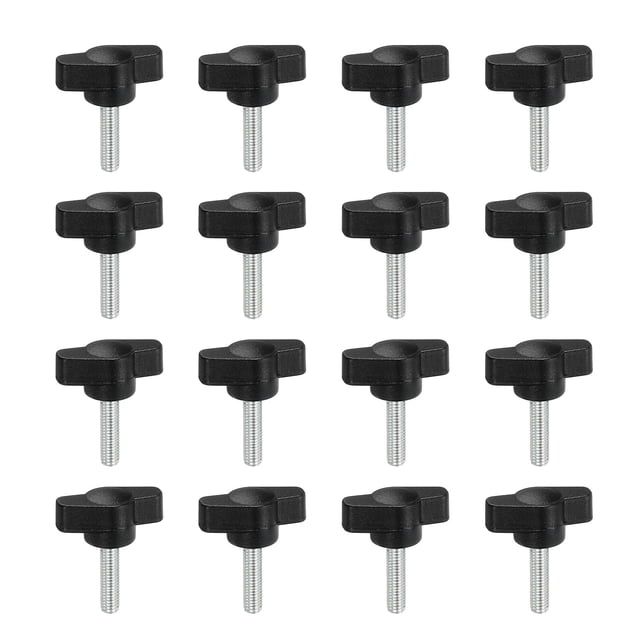Uxcell Vis à Pouce en Forme de Z en Acier Inoxydable 304 Boutons d'Aile pour Alimentation M5 x 20mm