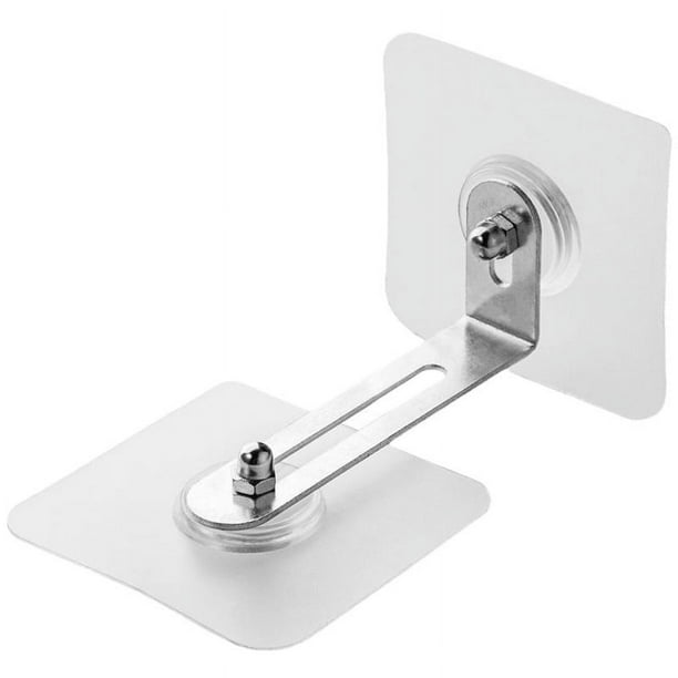 1 par de anclajes adhesivos para muebles de pared sin taladro, Kit de correas antipunta para muebles para pruebas, estantería segura para tocador