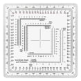 thumbnail image 1 of Square Coordinate Scale Protractor for Land Navigation, Style UTM/MGRS Coordinate Scale, 1 of 5