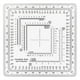 thumbnail image 1 of Square Coordinate Scale Protractor for Land Navigation, Style UTM/MGRS Coordinate Scale, 1 of 5