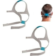Airfit F20 Headgear Replacement Gray & Blue Straps 2 Packs