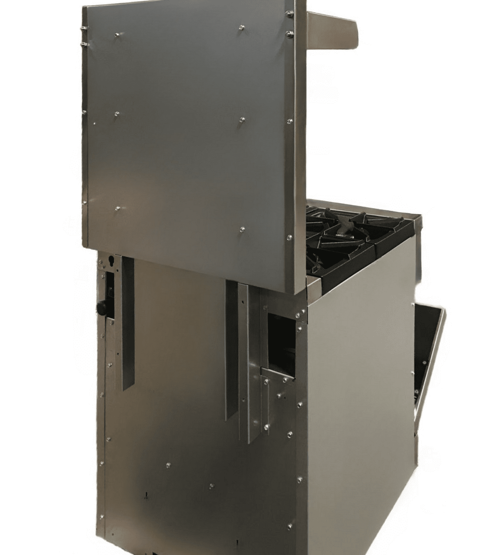 NSF 24 in. 4 Burner Commercial Oven Range 151,000BTU Gas Oven Range in Stainless steel