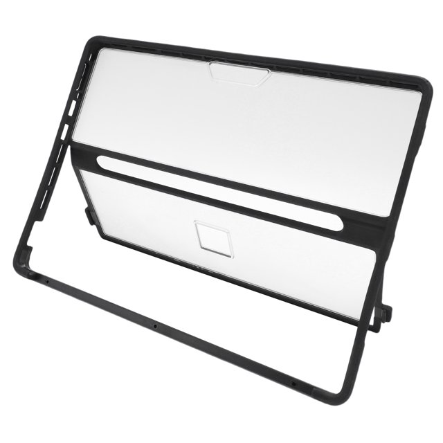 All in One Tablet Case, Shockproof Tablet Case Built in Pen Holder for Work Matte White,Matte Grey