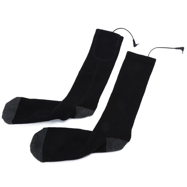 Heated Socks, Black Fast Fever Winter Warm Socks, Composite Fiber Material Electric Thermal For Men Women Outdoor Sports ANGGREK JC1411