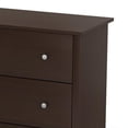 thumbnail image 2 of Pemberly Row Modern / Contemporary 6 Drawer Dresser in Chocolate, 2 of 13