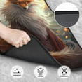 thumbnail image 3 of Sikiie Mystic Fox With Halo Car Foot Mat Set of 4 Pieces Basics Universal Fit Rubber Carpet Floor Mats For Car SUV Van & Truck, 26.8"L x 17.3"W (Front), 13"L x 17.3"W(Rear), 3 of 6
