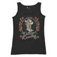 thumbnail image 5 of Outlaw Country Cowgirl Boots And Roses Women's Tank Top Western Rodeo Floral Cowgirl Hat Vintage Southern Rustic, 5 of 7