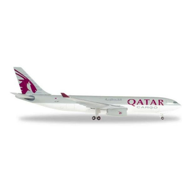 Herpa 500 Scale HE529884 Qatar Cargo A330-200F No. A7-AFY&44; 1-500