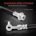 thumbnail image 4 of A-Premium Front Driver Brake Hydraulic Hose Compatible with Nissan Models - Maxima 2009 2010 2011 2012 2013 2014 3.5L - Replace# 46210ZX71B, 4 of 9