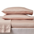 thumbnail image 2 of Better Homes & Gardens 4-Piece 300 Thread Count Antique Blush Cotton Sateen Bed Sheet Set, Cal King, 2 of 8