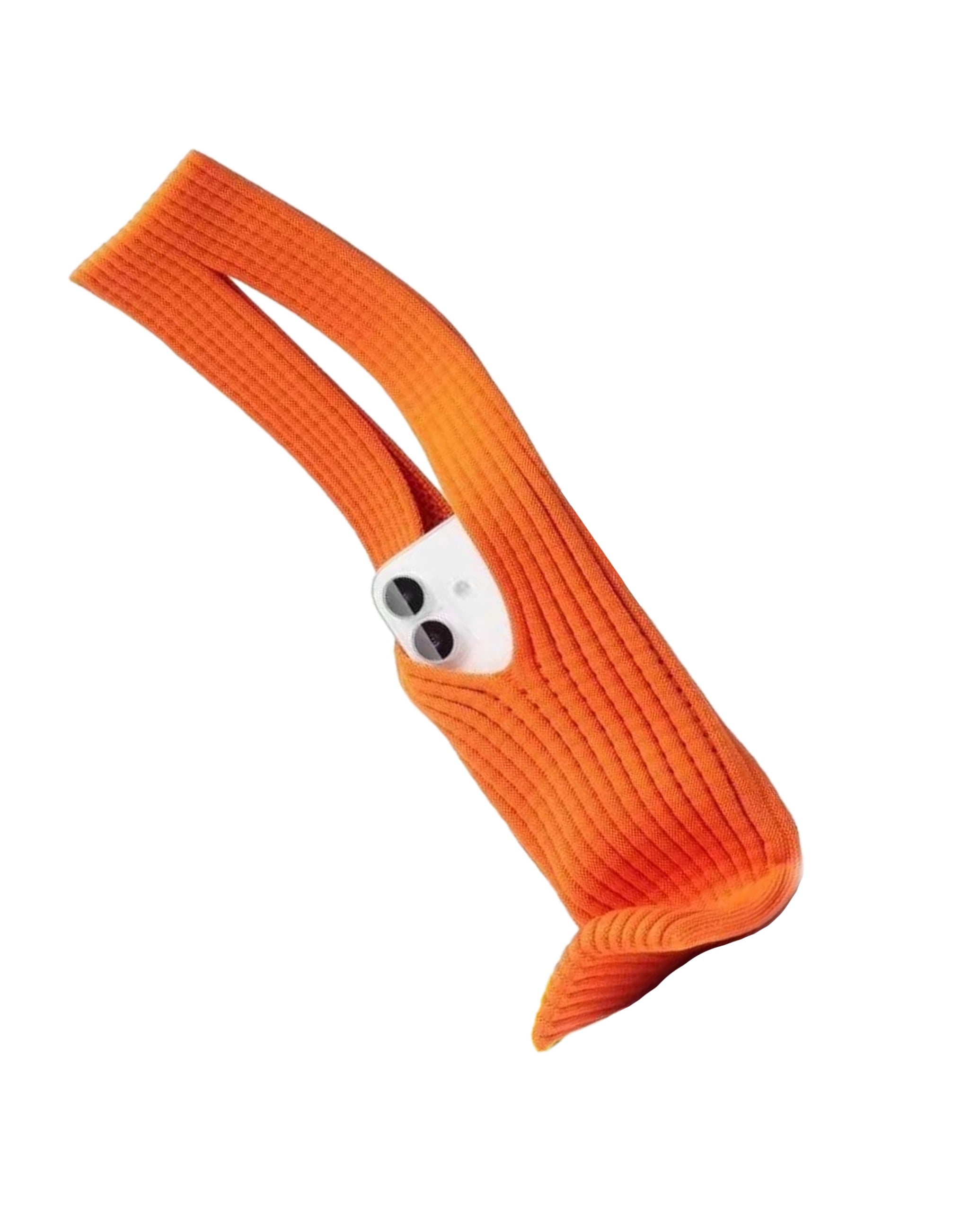 Short Slim Fit Stretch Phone Sleeve - Orange