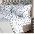 thumbnail image 4 of Flannel Sheet Set 100% Cotton Printed, Soft Heavy Weight Double Brushed Deep Pocket Sheets, 4 of 6