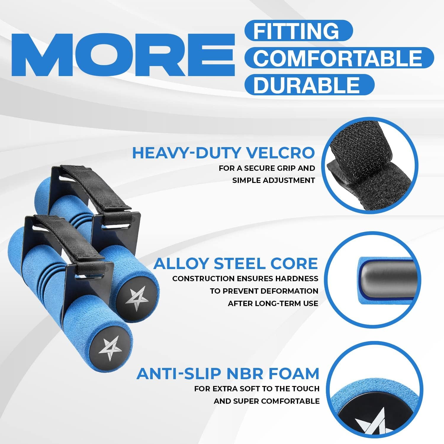 Yes4All Dumbbell Hand Weight Adjustable Strap (4lbs)