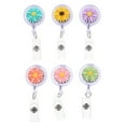 thumbnail image 5 of Raindrops  6 Pcs Lanyard Card Holder Daisy Easy-pull Buckle Work Staff, 5 of 8