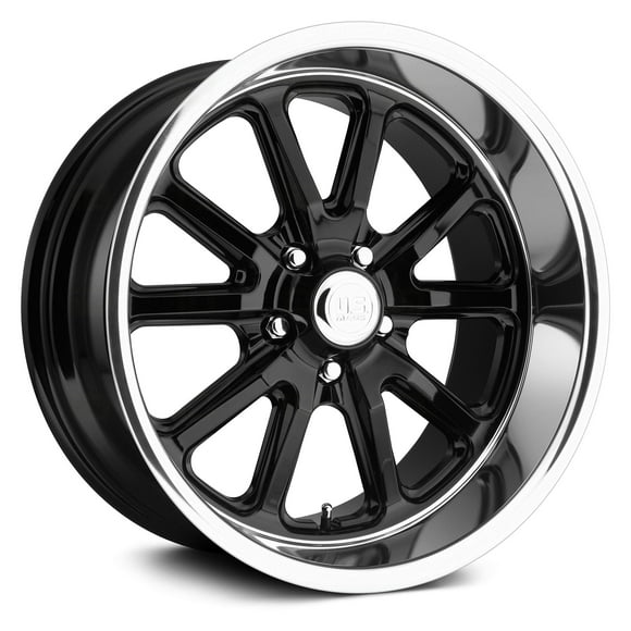 US Mags U121 RAMBLER Gloss Black Finish Wheel with Aluminum (22 x 9. inches /5 x 127 mm, 1 mm Offset)