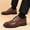 #0123-Brown, variant on Men's Formal Oxford Comfortable Dress Lace-up Fashion Shoes - Business Wingtip Lace Up Leather Shoes with Classic and Modern Designs Gift
