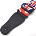 thumbnail image 4 of MasteelfCA 1 Pce Sangle de Guitare Unique Sangle d'Épaule Drapeau Union Sangle de Basse Électrique Sangle de Guitare Réglable pour Homme Femme, 4 of 7