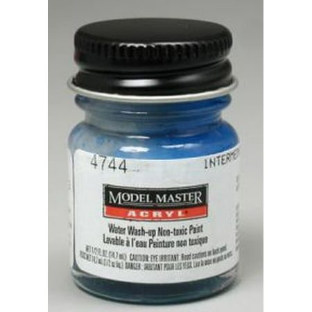 Intermediate Blue Testors Acrylic Plastic Model (Best Acrylic Paint For Plastic Models)