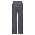 thumbnail image 6 of Dark Gray Textured Fabric Winter Female Pants Flannel High Waist Women Pants Lady Warm Straight Leg Plush Trousers, 6 of 7