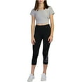 thumbnail image 2 of Reebok Womens Wanderlust Capri Compression Athletic Pants, 2 of 3