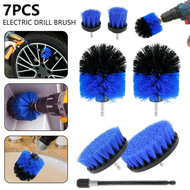 AAOMASSR 7PCS Drill Brushes Attachment Kit Drill Brush Attachment