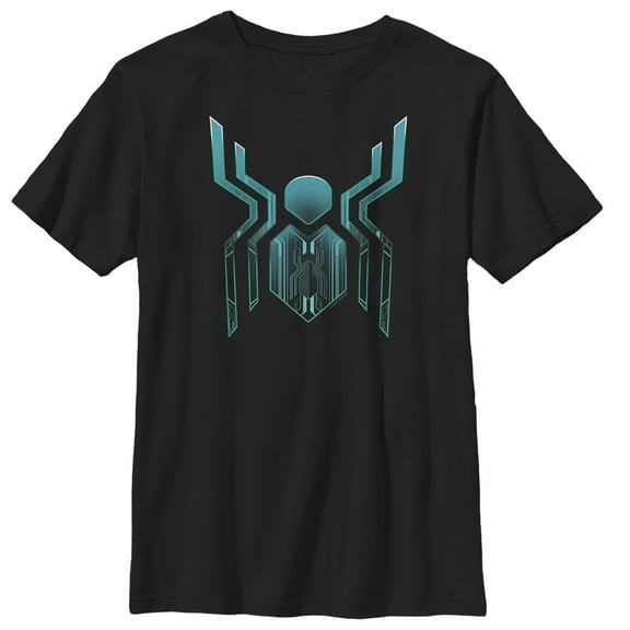 Boy's Marvel Spider-Man: Far From Home Modern Logo  Graphic Tee Black X Large