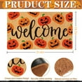 thumbnail image 7 of LZCKDPX Halloween Natural Coir Doormat Cute Ghost Welcome Floor Mat Non-Slip Entrance Door Rugs for Indoor Outdoor Bathroom Porch Decor, 16.5 x 29 Inch,Halloween Pattern,19.68in x 31.4in,1, 7 of 7