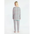 thumbnail image 2 of Jaclyn Women's and Women's Plus Holiday Graphic Sleep Tee and Jogger Pants Pajama Set, 2-Piece, Sizes XS-3X, 2 of 4