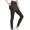 Black, variant on Ussuma 50% Off Clear Summer Pants for Women 2024 Solid Color Slim-Leg High Waist Fashion Seamless Quick Dry Moisture Wicking Two Pants Yoga Athletic Pants Skinny Fit Sweatpants Black L