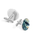 thumbnail image 3 of Whale Men's Stainless Steel Shirt Cufflinks for Formal Attire and Special Occasions, 3 of 6