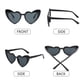 thumbnail image 3 of uds gafas de sol en forma de corazón para mujer gafas de sol estilo ojo de gato Vintage Mod gafas de sol de boda, 3 of 3