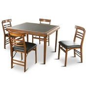 Vintage 5 Piece Folding Table and Chairs Set