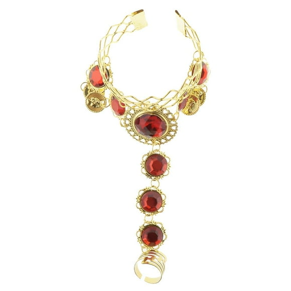 STARTIST Indian Belly Dance Bracelet with Wrist Bangle Crystal Jewelry Woman Fancy Dress