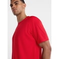 thumbnail image 4 of Athletic Works Men’s and Big Men’s DriWorks Mesh Tee with Short Sleeves, Sizes XS-4XLT, 4 of 5