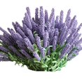 thumbnail image 2 of Joernso Artificial Lavender Flower Leaves Bouquet Home Wedding Garden Decor 12 Heads, 2 of 8
