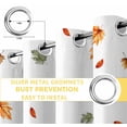 thumbnail image 4 of Fsddascl Yellow Truck Fall Blackout Curtains for Bedroom/Living Room, Thermal Insulated Kitchen Curtains, Thanksgiving Pumpkins Maple Grommet Darkening Window Treatment Drapes 27.5"x39"x2, 4 of 6